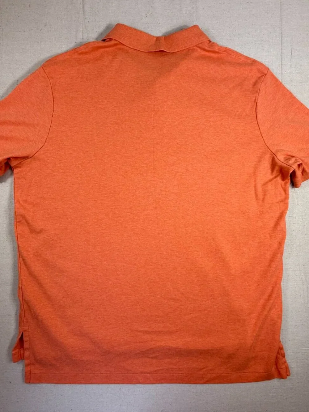 Polo Ralph Lauren Orange Polo Shirt Men's XL Short Sleeve Embroidered Logo